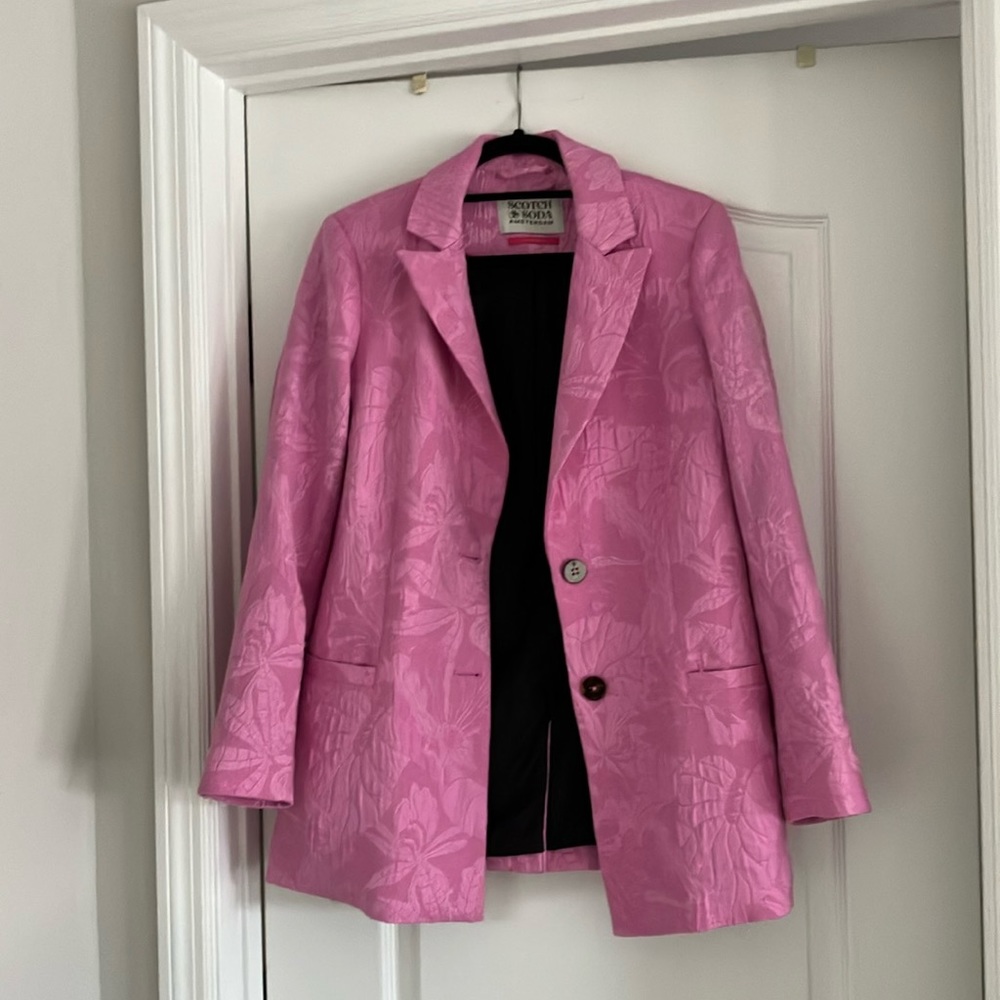 Scotch and Soda jacquard blazer from Anthropologie. Size Med.